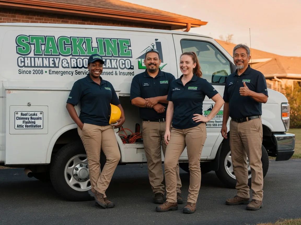 Chimney flashing repair company in Liberty, IL